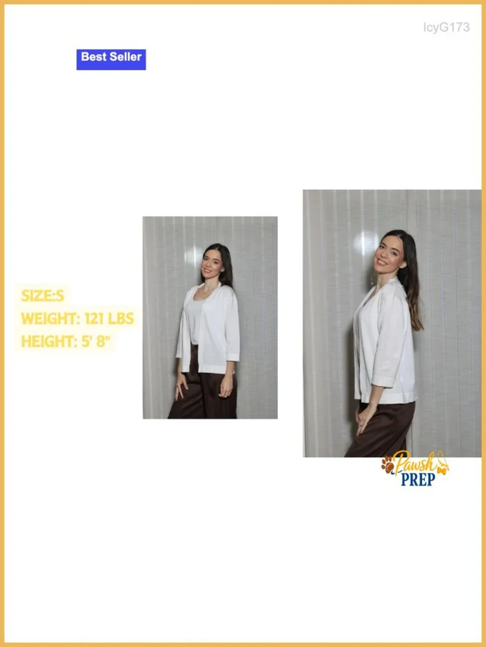 Women's Cropped Cardigan Sweater Shrug 3/4 Sleeve Open Front Viscose